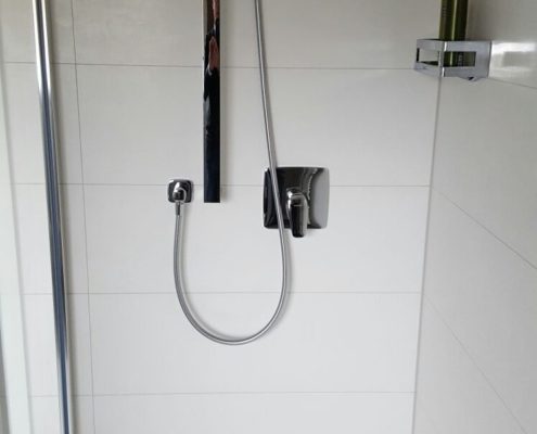 Referenz Badezimmer begehbare Dusche